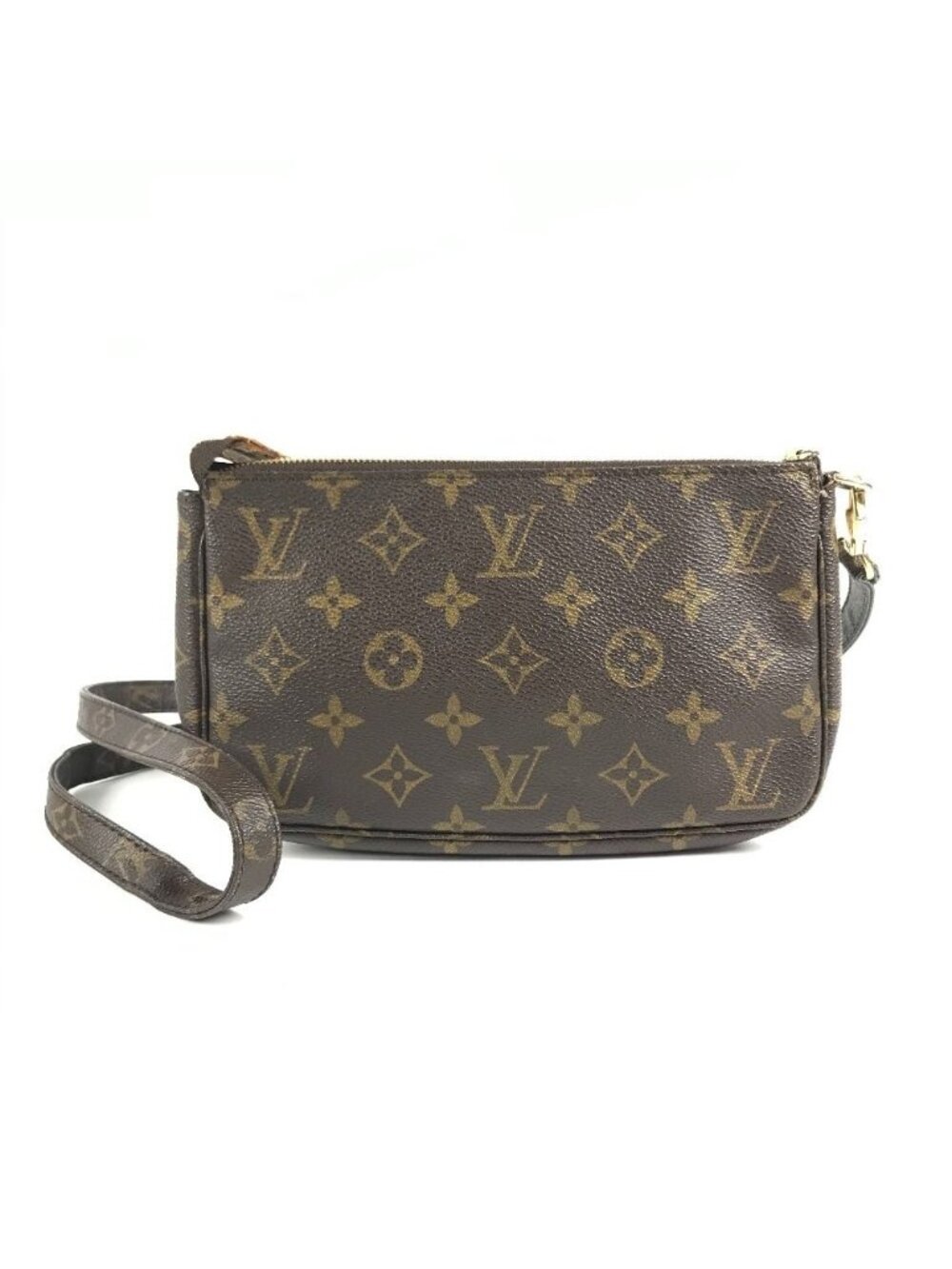 Louis Vuitton Shoulder Bag Pochette Accessoires Monogram Canvas Brown